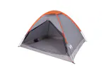 Vidaxl Camping Tent Dome 4-person Grey And Orange Waterproof Vidaxl Camping Tent Dome 4-person Grey And Orange Waterproof