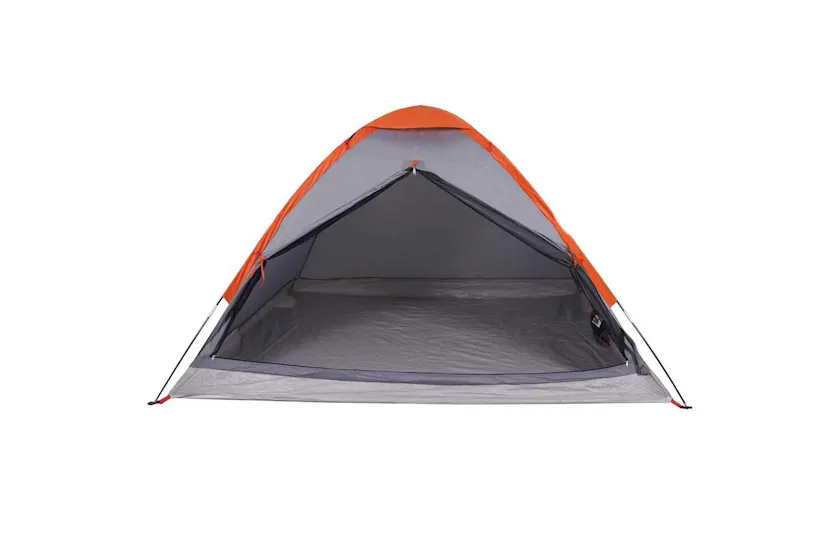 Vidaxl Camping Tent Dome 4-person Grey And Orange Waterproof Vidaxl Camping Tent Dome 4-person Grey And Orange Waterproof