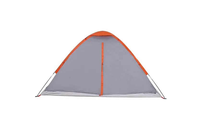 Vidaxl Camping Tent Dome 4-person Grey And Orange Waterproof Vidaxl Camping Tent Dome 4-person Grey And Orange Waterproof