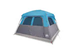 Vidaxl Family Tent Cabin 6-person Blue Waterproof Vidaxl Family Tent Cabin 6-person Blue Waterproof