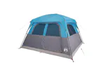 Vidaxl Family Tent Cabin 6-person Blue Waterproof Vidaxl Family Tent Cabin 6-person Blue Waterproof