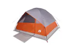 Vidaxl Family Tent Dome 6-person Orange Waterproof Vidaxl Family Tent Dome 6-person Orange Waterproof