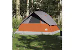 Vidaxl Family Tent Dome 6-person Orange Waterproof Vidaxl Family Tent Dome 6-person Orange Waterproof