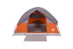 Vidaxl Family Tent Dome 6-person Orange Waterproof Vidaxl Family Tent Dome 6-person Orange Waterproof