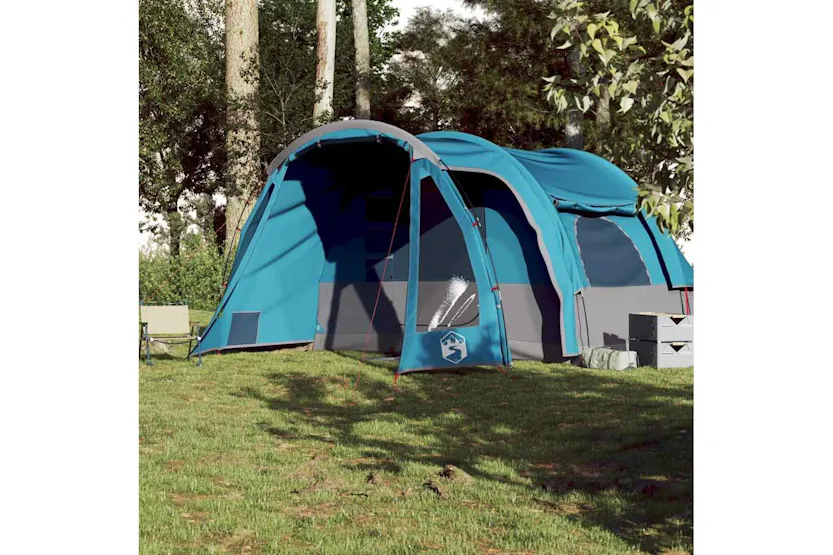 Vidaxl Family Tent 6-person Blue Waterproof Vidaxl Family Tent 6-person Blue Waterproof