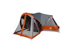 Vidaxl Family Tent Tipi 8-person Grey And Orange Waterproof Vidaxl Family Tent Tipi 8-person Grey And Orange Waterproof