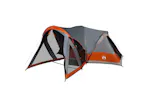 Vidaxl Family Tent Tipi 8-person Grey And Orange Waterproof Vidaxl Family Tent Tipi 8-person Grey And Orange Waterproof