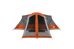 Vidaxl Family Tent Tipi 8-person Grey And Orange Waterproof Vidaxl Family Tent Tipi 8-person Grey And Orange Waterproof