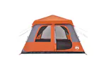 Vidaxl Family Tent Dome 10-person Grey And Orange Quick Release Vidaxl Family Tent Dome 10-person Grey And Orange Quick Release