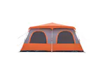 Vidaxl Family Tent Dome 10-person Grey And Orange Quick Release Vidaxl Family Tent Dome 10-person Grey And Orange Quick Release
