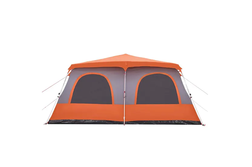 Vidaxl Family Tent Dome 10-person Grey And Orange Quick Release Vidaxl Family Tent Dome 10-person Grey And Orange Quick Release
