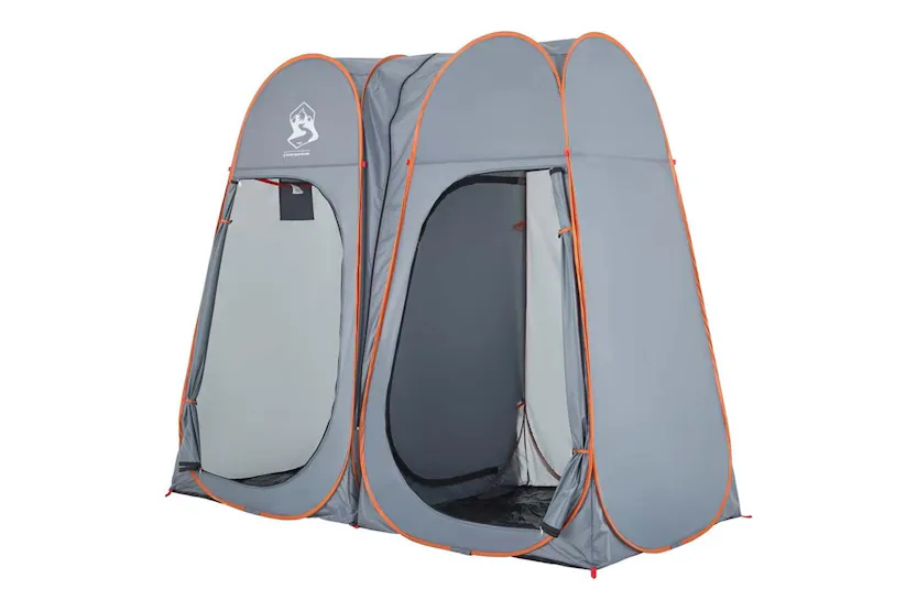 Vidaxl Privacy Tent Grey And Orange Pop-up Waterproof Vidaxl Privacy Tent Grey And Orange Pop-up Waterproof