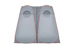 Vidaxl Privacy Tent Grey And Orange Pop-up Waterproof Vidaxl Privacy Tent Grey And Orange Pop-up Waterproof