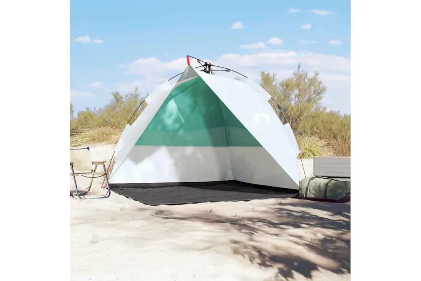 Vidaxl Beach Tent Sea Green Quick Release Waterproof Vidaxl Beach Tent Sea Green Quick Release Waterproof
