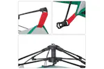 Vidaxl Beach Tent Sea Green Quick Release Waterproof Vidaxl Beach Tent Sea Green Quick Release Waterproof