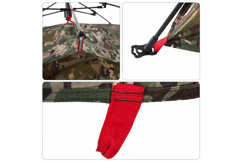 Vidaxl Fishing Tent 4-person Camouflage Quick Release Vidaxl Fishing Tent 4-person Camouflage Quick Release