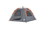 Vidaxl Camping Tent Dome 4-person Grey And Orange Quick Release Vidaxl Camping Tent Dome 4-person Grey And Orange Quick Release