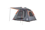 Vidaxl Camping Tent Dome 4-person Grey And Orange Quick Release Vidaxl Camping Tent Dome 4-person Grey And Orange Quick Release