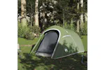 Vidaxl Camping Tent Tunnel 3-person Green Waterproof Vidaxl Camping Tent Tunnel 3-person Green Waterproof