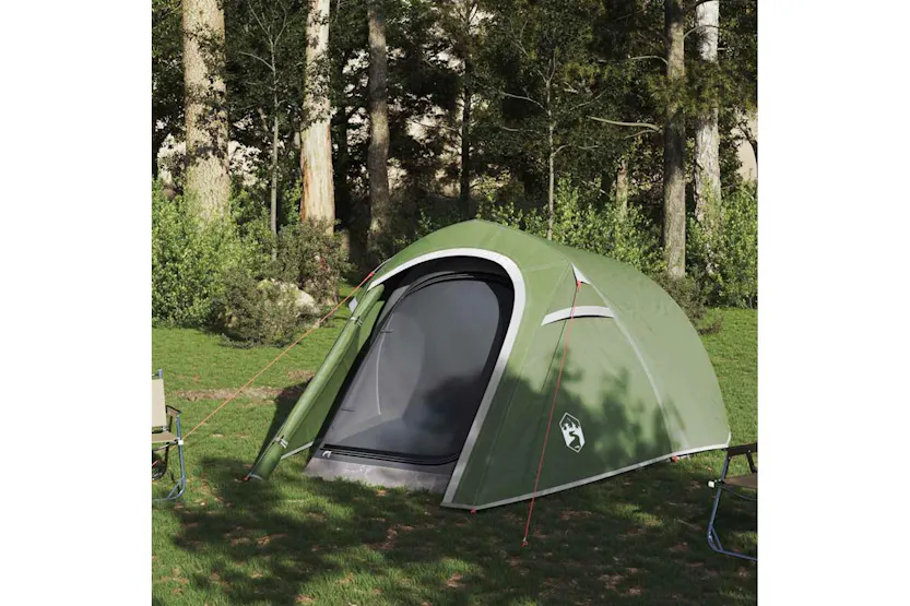 Vidaxl Camping Tent Tunnel 3-person Green Waterproof Vidaxl Camping Tent Tunnel 3-person Green Waterproof