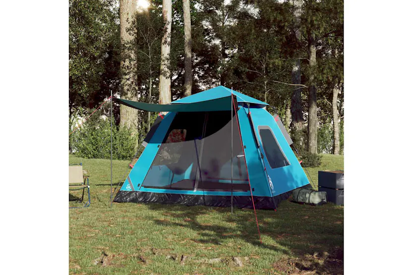Vidaxl Camping Tent Dome 5-person Blue Quick Release Vidaxl Camping Tent Dome 5-person Blue Quick Release