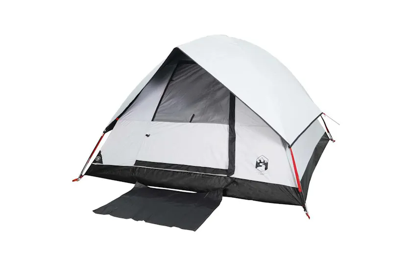 Vidaxl Camping Tent Dome 2-person White Blackout Fabric Waterproof Vidaxl Camping Tent Dome 2-person White Blackout Fabric Waterproof