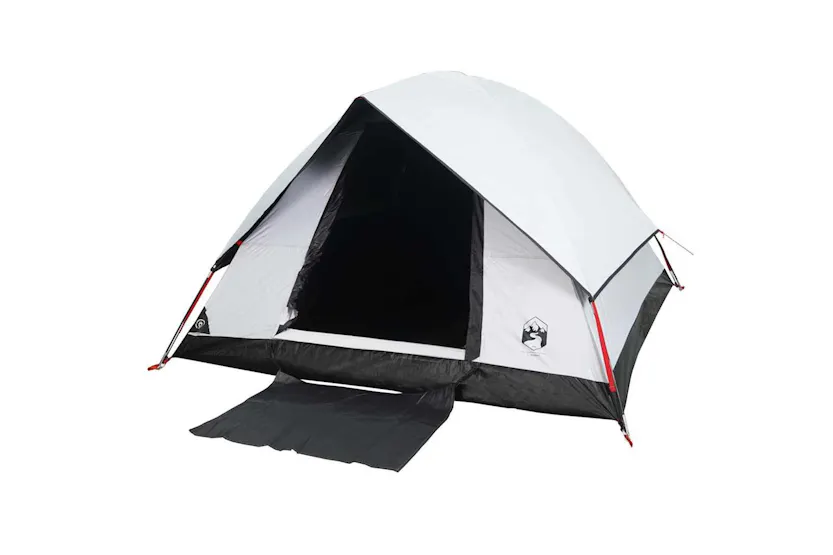 Vidaxl Camping Tent Dome 2-person White Blackout Fabric Waterproof Vidaxl Camping Tent Dome 2-person White Blackout Fabric Waterproof