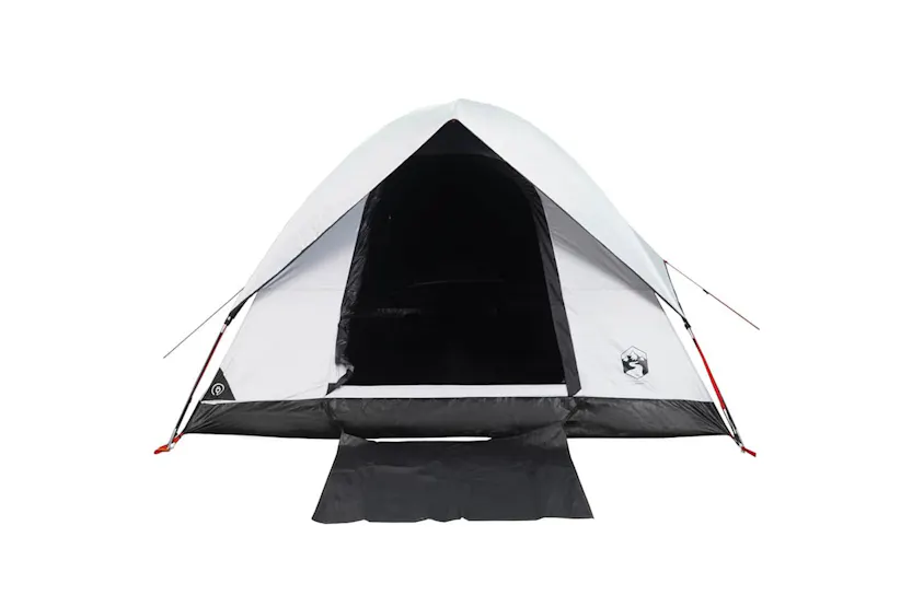Vidaxl Camping Tent Dome 2-person White Blackout Fabric Waterproof Vidaxl Camping Tent Dome 2-person White Blackout Fabric Waterproof