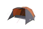 Vidaxl Camping Tent With Porch 4-person Orange Waterproof Vidaxl Camping Tent With Porch 4-person Orange Waterproof
