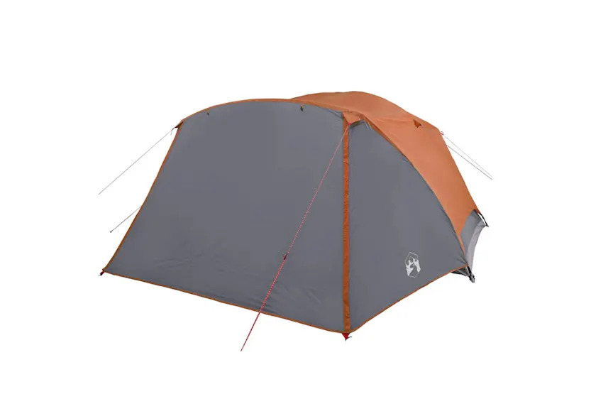 Vidaxl Camping Tent With Porch 4-person Orange Waterproof Vidaxl Camping Tent With Porch 4-person Orange Waterproof