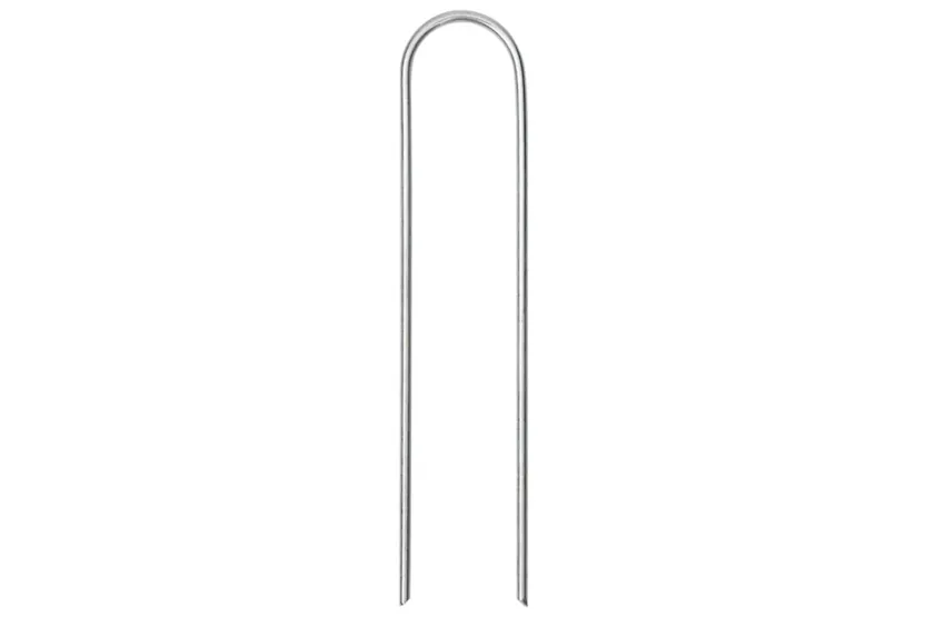 Vidaxl Ground Pegs U Shape 25 Pcs 15x3.5 Cm Galvanised Steel Vidaxl Ground Pegs U Shape 25 Pcs 15x3.5 Cm Galvanised Steel