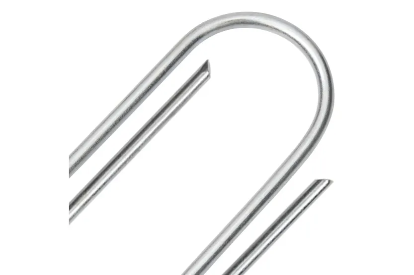 Vidaxl Ground Pegs U Shape 25 Pcs 15x3.5 Cm Galvanised Steel Vidaxl Ground Pegs U Shape 25 Pcs 15x3.5 Cm Galvanised Steel