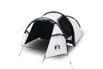 Vidaxl Camping Tent Tunnel 3-person White Blackout Fabric Waterproof Vidaxl Camping Tent Tunnel 3-person White Blackout Fabric Waterproof