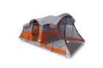 Vidaxl Family Tent Tunnel 8-person Grey And Orange Waterproof Vidaxl Family Tent Tunnel 8-person Grey And Orange Waterproof