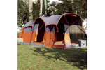 Vidaxl Family Tent Tunnel 8-person Grey And Orange Waterproof Vidaxl Family Tent Tunnel 8-person Grey And Orange Waterproof