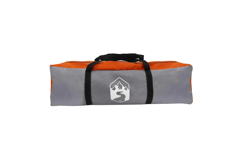 Vidaxl Family Tent Tunnel 8-person Grey And Orange Waterproof Vidaxl Family Tent Tunnel 8-person Grey And Orange Waterproof