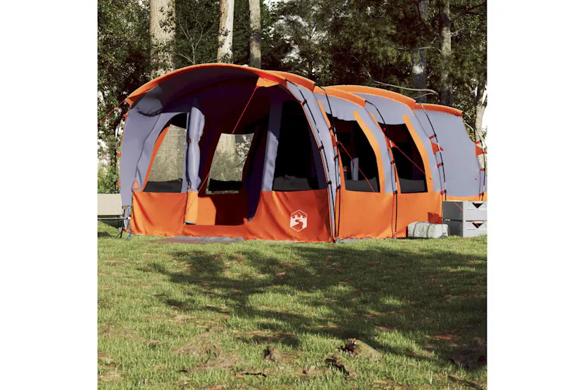 Vidaxl Family Tent Tunnel 8-person Grey Waterproof Vidaxl Family Tent Tunnel 8-person Grey Waterproof