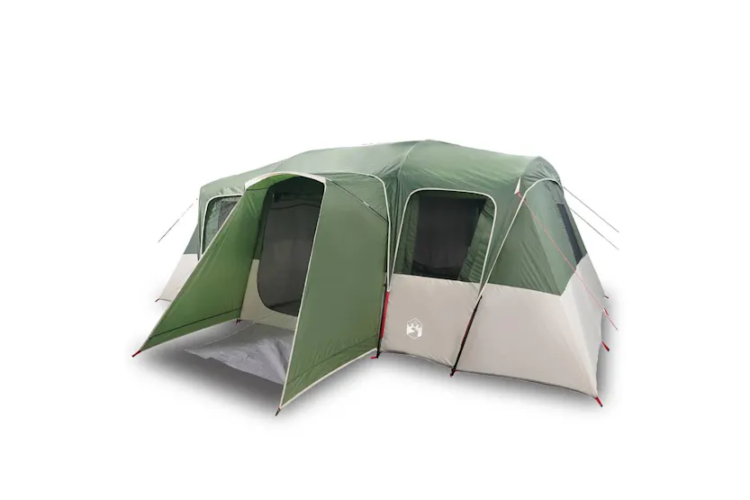 Vidaxl Family Tent Tunnel 16-person Green Waterproof Vidaxl Family Tent Tunnel 16-person Green Waterproof