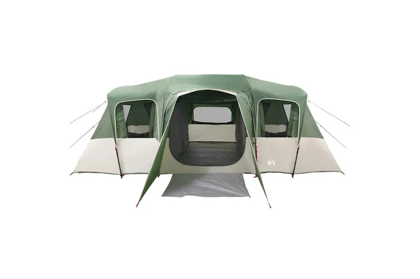 Vidaxl Family Tent Tunnel 16-person Green Waterproof Vidaxl Family Tent Tunnel 16-person Green Waterproof