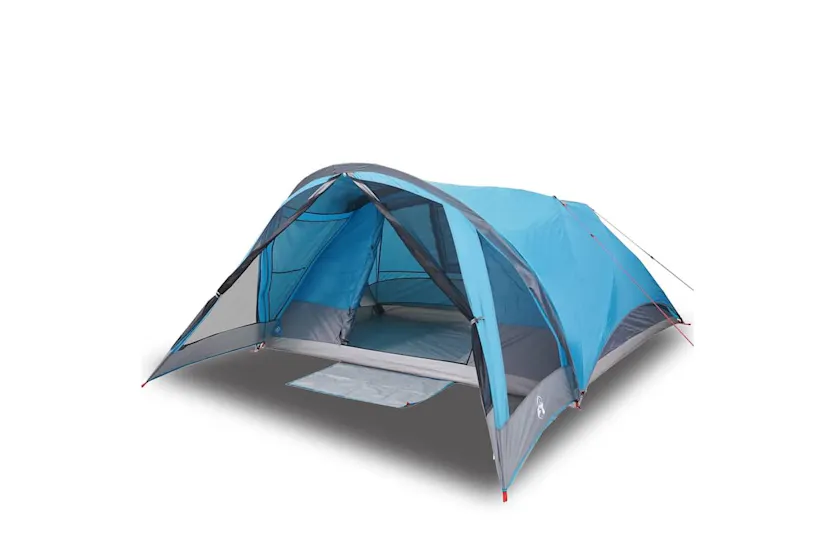 Vidaxl Family Tent Cabin 6-person Blue Waterproof Vidaxl Family Tent Cabin 6-person Blue Waterproof