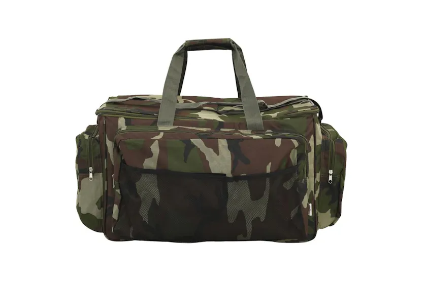 Vidaxl Fishing Bag Waterproof Green Camouflage Oxford Fabric Vidaxl Fishing Bag Waterproof Green Camouflage Oxford Fabric
