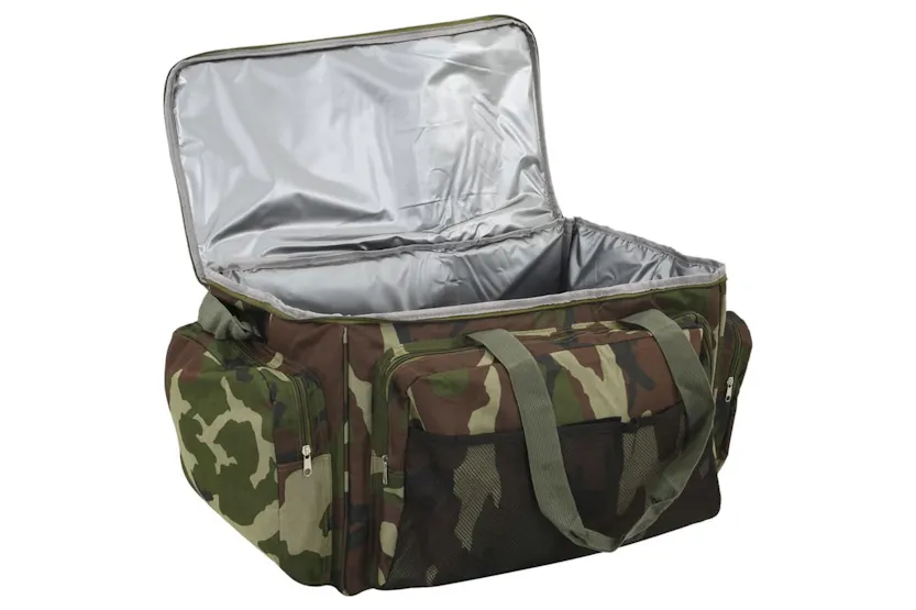 Vidaxl Fishing Bag Waterproof Green Camouflage Oxford Fabric Vidaxl Fishing Bag Waterproof Green Camouflage Oxford Fabric