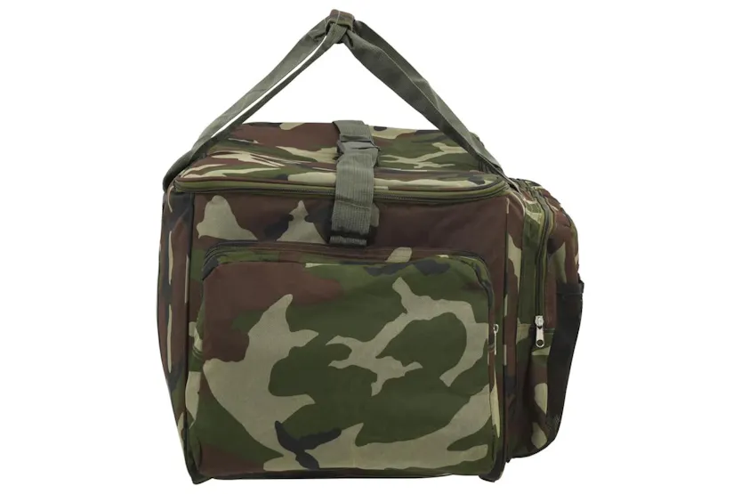 Vidaxl Fishing Bag Waterproof Green Camouflage Oxford Fabric Vidaxl Fishing Bag Waterproof Green Camouflage Oxford Fabric