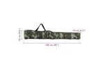 Vidaxl Fishing Rod Bag Green Camouflage 160 Cm Oxford Fabric Vidaxl Fishing Rod Bag Green Camouflage 160 Cm Oxford Fabric