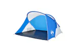Vidaxl Beach Tent 2-person Azure Blue Pop-up Waterproof Vidaxl Beach Tent 2-person Azure Blue Pop-up Waterproof