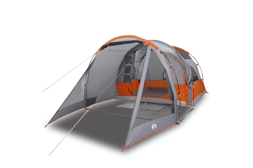 Vidaxl Camping Tent Tunnel 4-person Grey Waterproof Vidaxl Camping Tent Tunnel 4-person Grey Waterproof