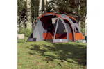 Vidaxl Camping Tent Tunnel 4-person Grey Waterproof Vidaxl Camping Tent Tunnel 4-person Grey Waterproof