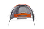Vidaxl Camping Tent Tunnel 4-person Grey Waterproof Vidaxl Camping Tent Tunnel 4-person Grey Waterproof