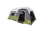 Vidaxl Family Tent With Led 9-person Light Green Quick Release Vidaxl Family Tent With Led 9-person Light Green Quick Release