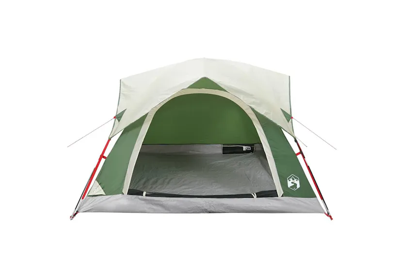 Vidaxl Camping Tent Cabin 4-person Green Waterproof Vidaxl Camping Tent Cabin 4-person Green Waterproof